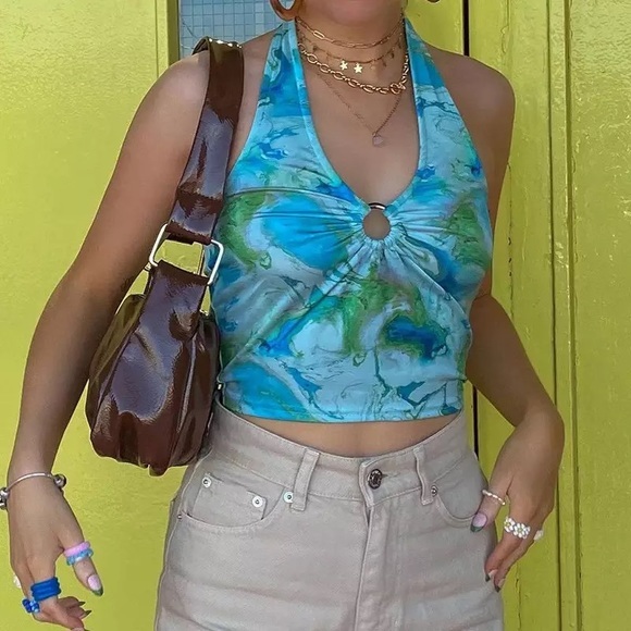 Tie Dye Crop Tops